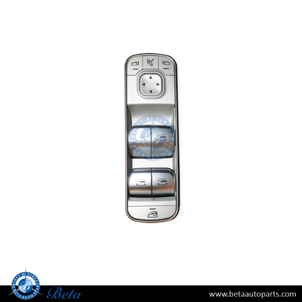 Master Window Switch (Silver) for Mercedes GLE-Class/GLS-Class/G-Class 2018-Up models, Part Number 1679054501 Master Window Switch (Silver) for Mercedes GLE-Class/GLS-Class/G-Class 2018-Up models, Part Number 1679054501